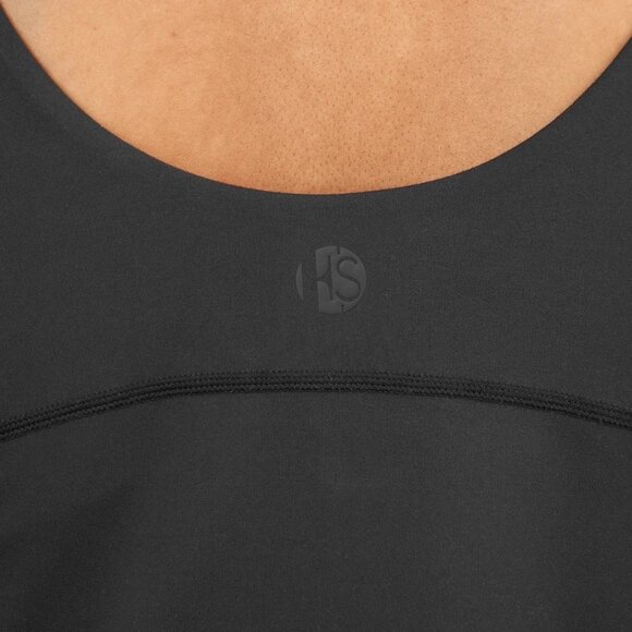 Elle Sport Women's Built-In Bra Active Tank Dress Black, Size Small (New) - Picture 16 of 16